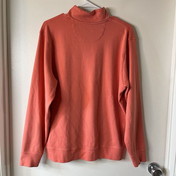 Vineyard Vines Jacket Mens M Red Sankaty Performance Quarter Zip Sweatshirt - Picture 2 of 7